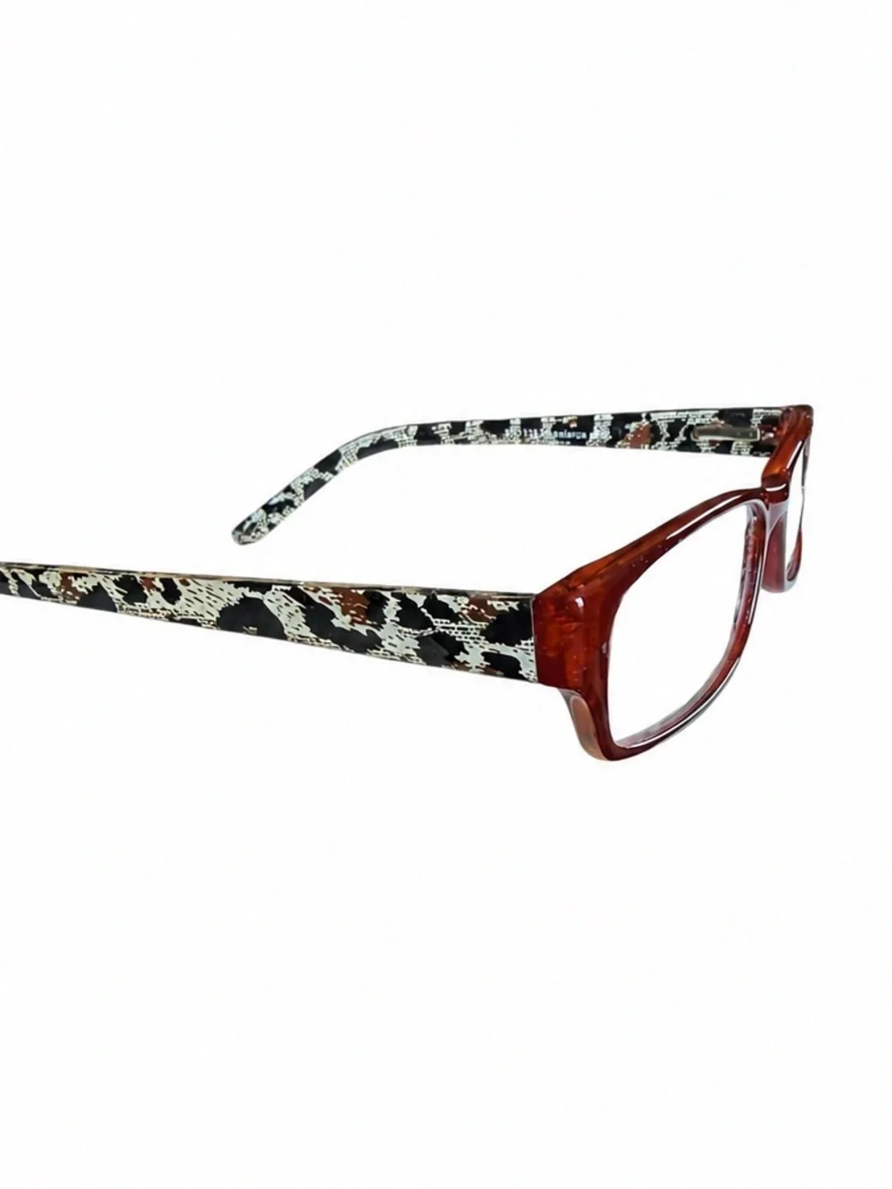 Safilo Emozioni by Safilo “Anastacia” Red Animal Print Prescription Glasses